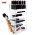 Top Professional supplier clear acrylic   jewelry storage box  Cosmetics Jewelry Organizer  plastic earring box